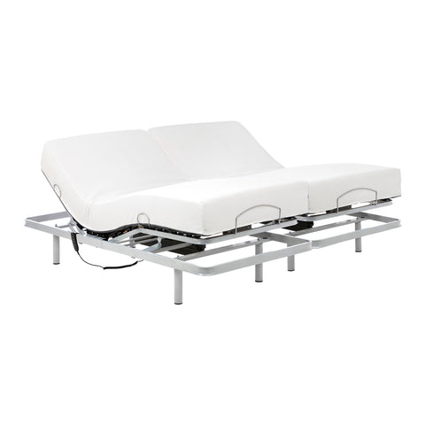 Camas articuladas de matrimonio con colchones Visco Tencel