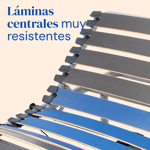 Cama articulada eléctrica con colchón viscoelástico Tencel