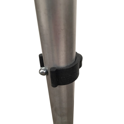 Muleta de aluminio con puño anatómico de goma color verde