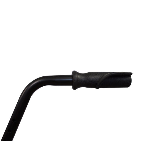 Andador plegable de 4 ruedas y frenos por presión